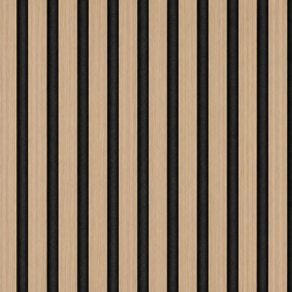 Akustisches Holz-Lamellenpaneel für Wände 270x110 cm